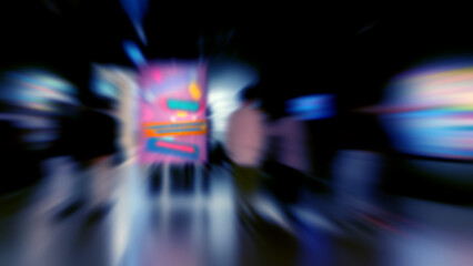Zoom Blur, Contemporary Art Exhibition