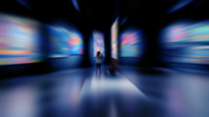 Zoom Blur, Contemporary Art Exhibition