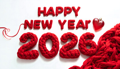 words Happy New Year 2026
