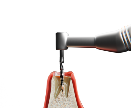 dental implant drill process