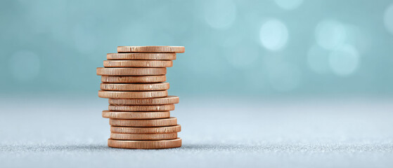 Stacked Coins A Symbol of Growth and Financial Stability