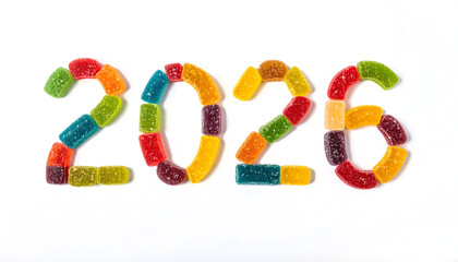 words Happy New Year 2026