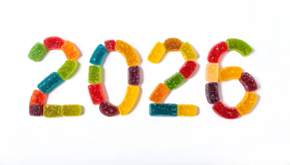 words Happy New Year 2026