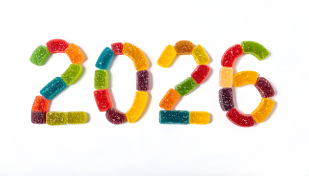 words Happy New Year 2026