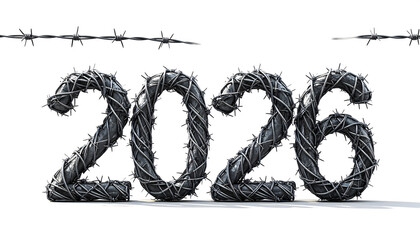 words Happy New Year 2026