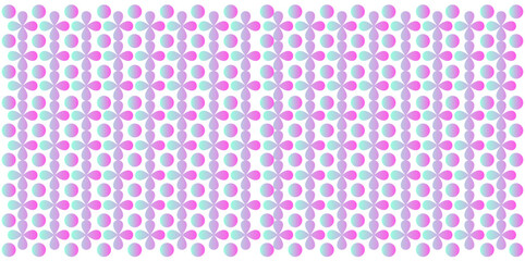 Pink and Purple Floral Dot Pattern Repeating Girly Cute Geometric Background