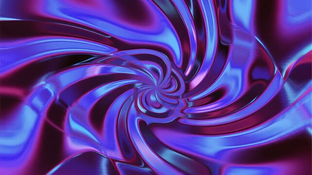 Abstract swirling pattern with vibrant purple and blue hues, creating a dynamic spiral effect