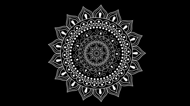 mandala, vector, floral, flower, meditation, design, 