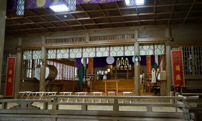 高千穂神社本殿内