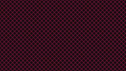 Seamless Dark Red Diamond Grid Pattern on Black Background