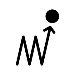 Bounce Icon Vector Symbol Design Illustration