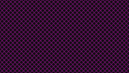 Seamless Magenta Rhombus Grid on Black Background