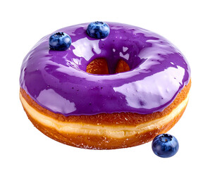 Various Frosted Donuts with various toppings