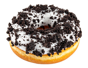 Various Frosted Donuts with various toppings