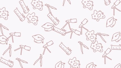 Science symbols like amoebas and telescopes for educational and scientific designs great for presentations, websites, and educational materials. - Powered by Adobe