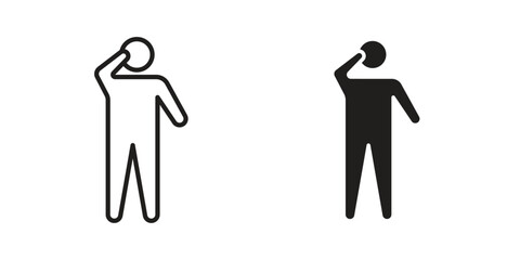 Forget icon symbols. app and web UI solid and line icon, EPS10