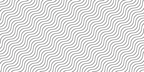 simple black thin line smooth wave pattern for banner poster background.