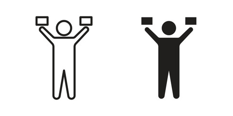 Stable icon symbols. app and web UI solid and line icon, EPS10