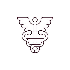 Medical Caduceus Symbol