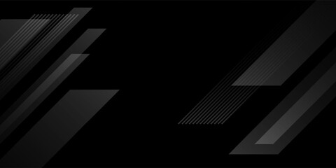 Black abstract background. dark black background. Elegant dark diagonal shape elements. Modern luxury grey gradient graphic design.