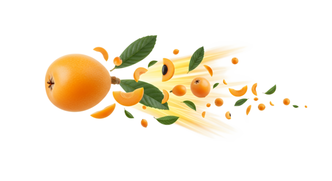 Fresh loquats bursting with flavor, a vibrant and healthy fruit snack option