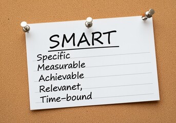 SMART goals concept specific measurable achievable relevant time bound definition