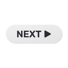 White Next Button with Rounded Shape and Next Icon