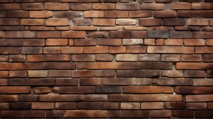 Fototapeta premium Abstract brown brick wall texture background