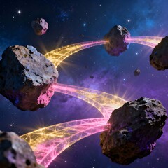 Starlight Bridges of the Nebula Drift