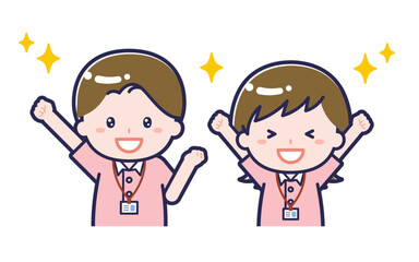 介護士／2人組／男女 03