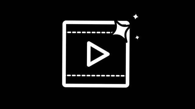 icon symbol ai generate animated video icon logo ai create video footage 4k looping croma