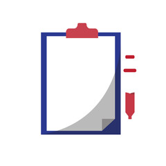 Medical Clipboard with Syringe