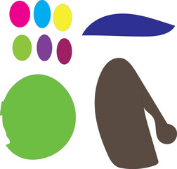 Vector file text illustration representing a scalable graphic document type