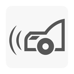 Vehicle sensor Technology: An illustrative depiction of a car, focusing on its sensor system, showcasing modern technological advancements within the automotive industry.