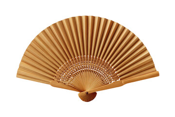 Light brown hand fan, traditional style