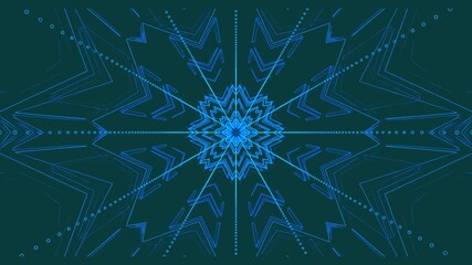 Dynamic tunnel video loop creating captivating visuals with seamless motion and engaging blue geometric patterns for immersive experiences