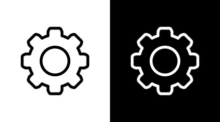 Settings With Icon Set Design