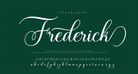 signature Font Calligraphy Logotype Script Brush Font Type Font lettering handwritten 