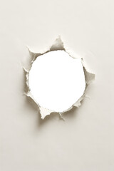 hole in paper