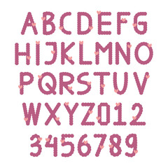 Set Of Cute Simple Alphabet