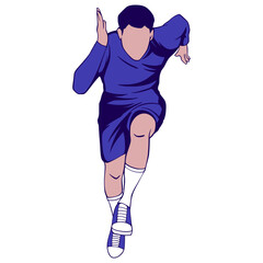 Running Sport Illustration Digital drawing