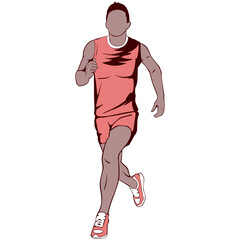 Running Sport Illustration Digital drawing