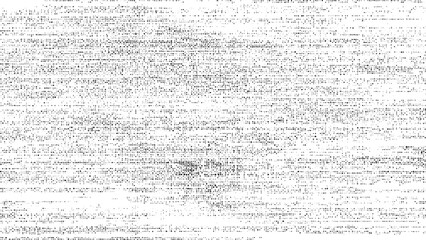 Obraz premium Abstract vector halftone pattern of black round dots on transparent background with retro screen printing texture effect for grunge digital design overlay element.