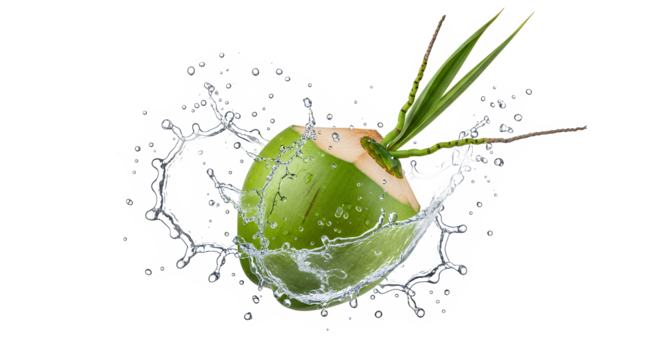 Exotic Durian Fruit Splashing into Creamy Liquid, Tropical Delicacy