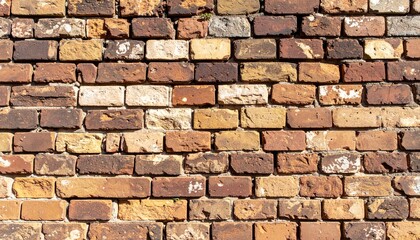 Brick Wall Texture: A close-up showcases the intricate textures and warm colors of an aged brick wall, evoking a sense of history and weathered resilience.
