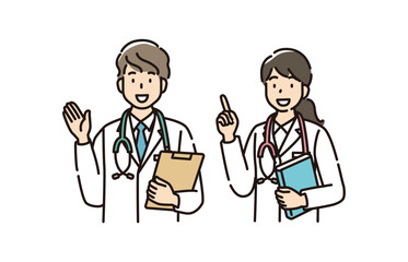 医者　男性　女性