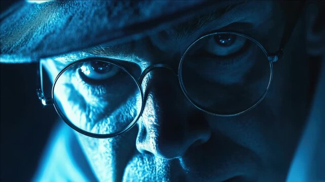 Man examining object