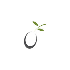 olive icon vector illustration logo
