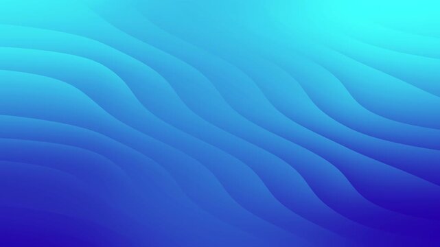 Abstract Blue Waves Background Animation for Modern Presentations.