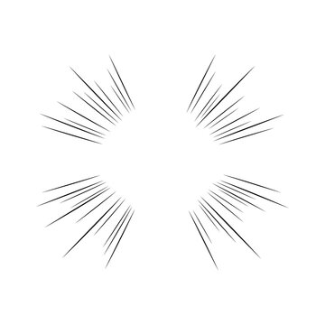 Dynamic comic speed lines background with motion burst effect. For manga art, anime scenes, pop art design, or energetic explosion and action concept illustrations.	